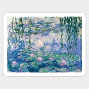 Monet Water Lilies Sticker